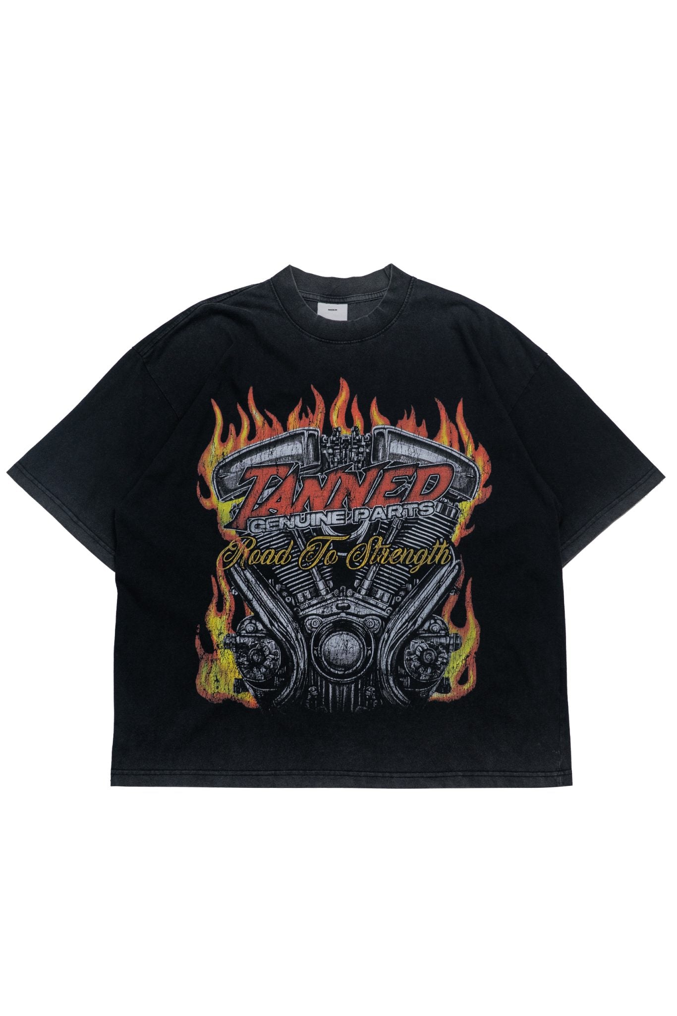 Rebels Road To Strength Tee – Vintage Black
