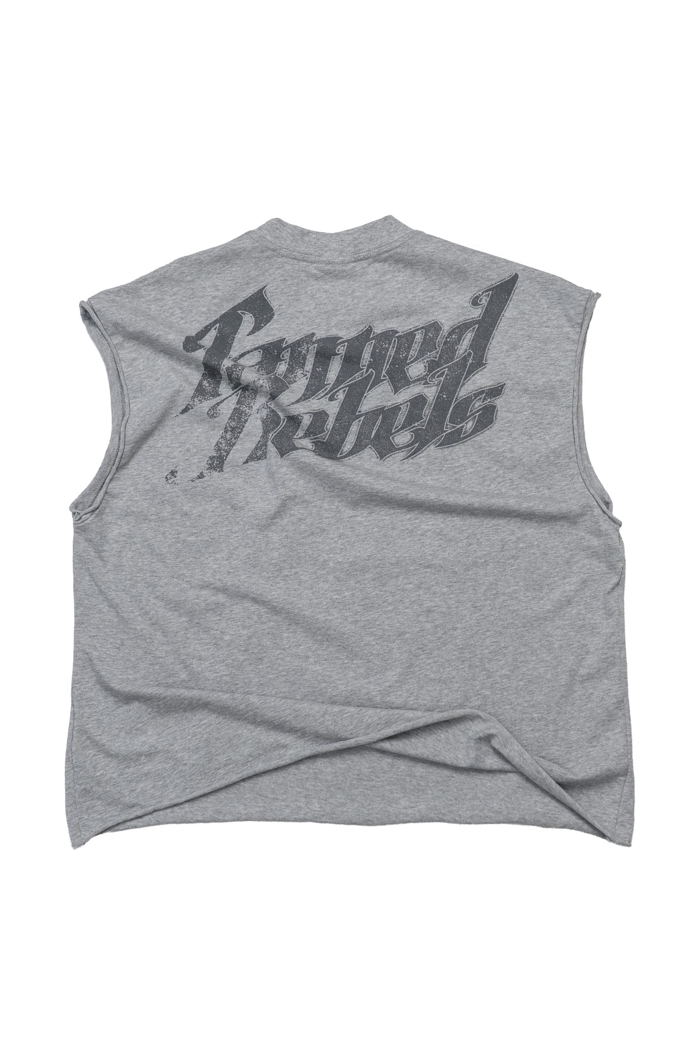 Rebels Signature Box Cut Tank – Grey Marl