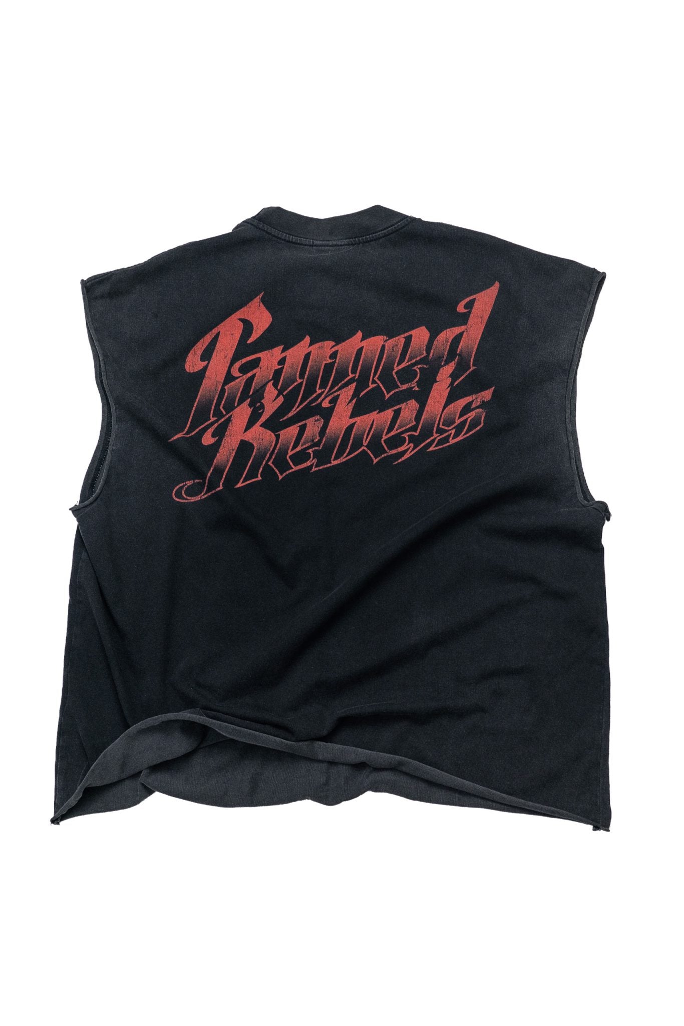 Rebels Signature Box Cut Tank – Vintage Black