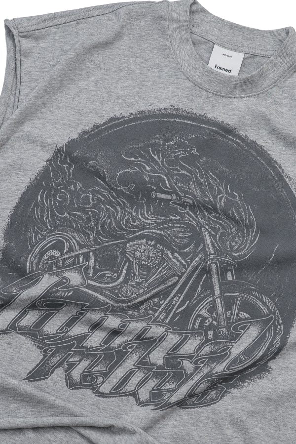 Rebels Signature Box Cut Tank – Grey Marl