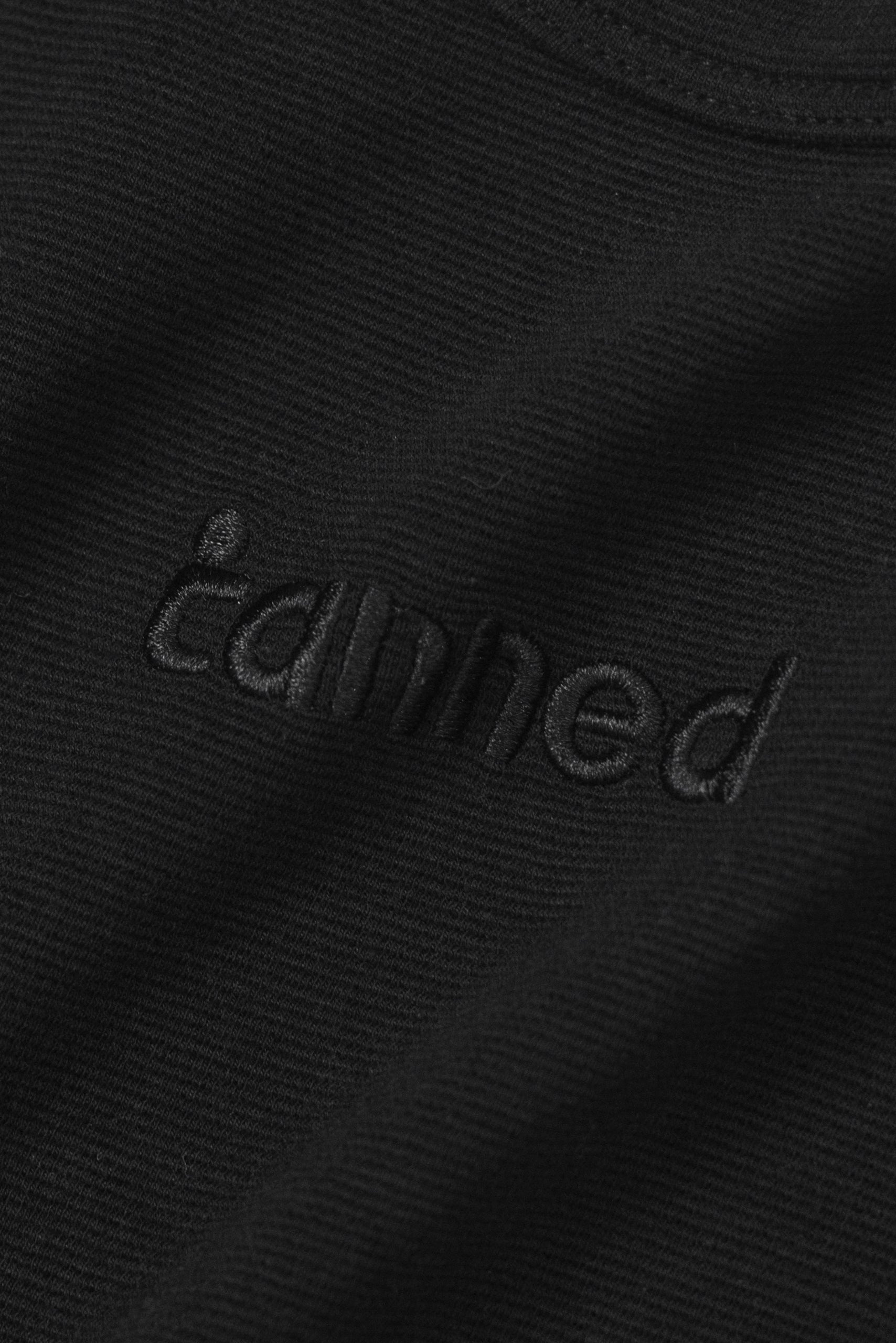 Embroidered Tank Top - Black