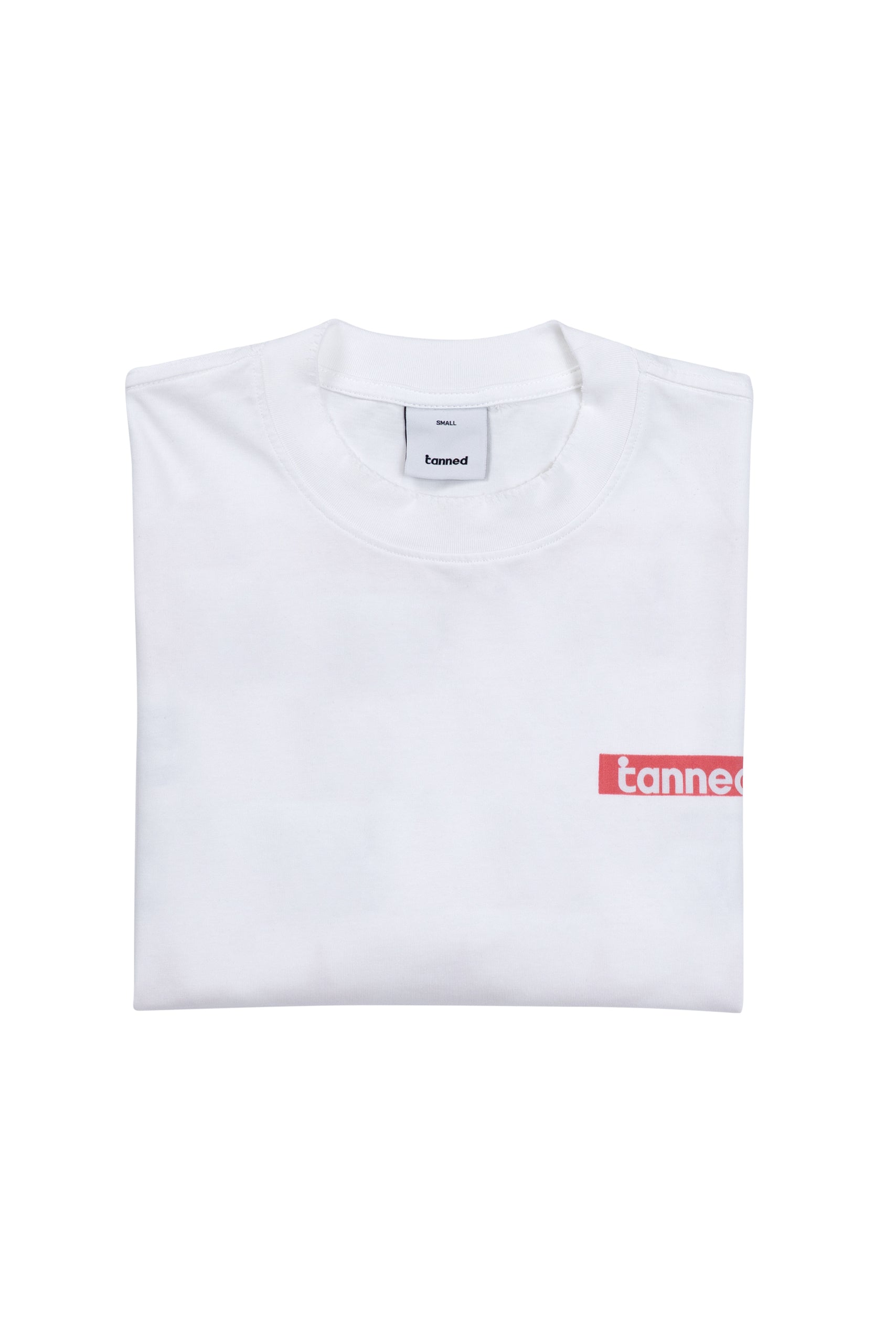 World Tour Tee (Cropped) - Washed White