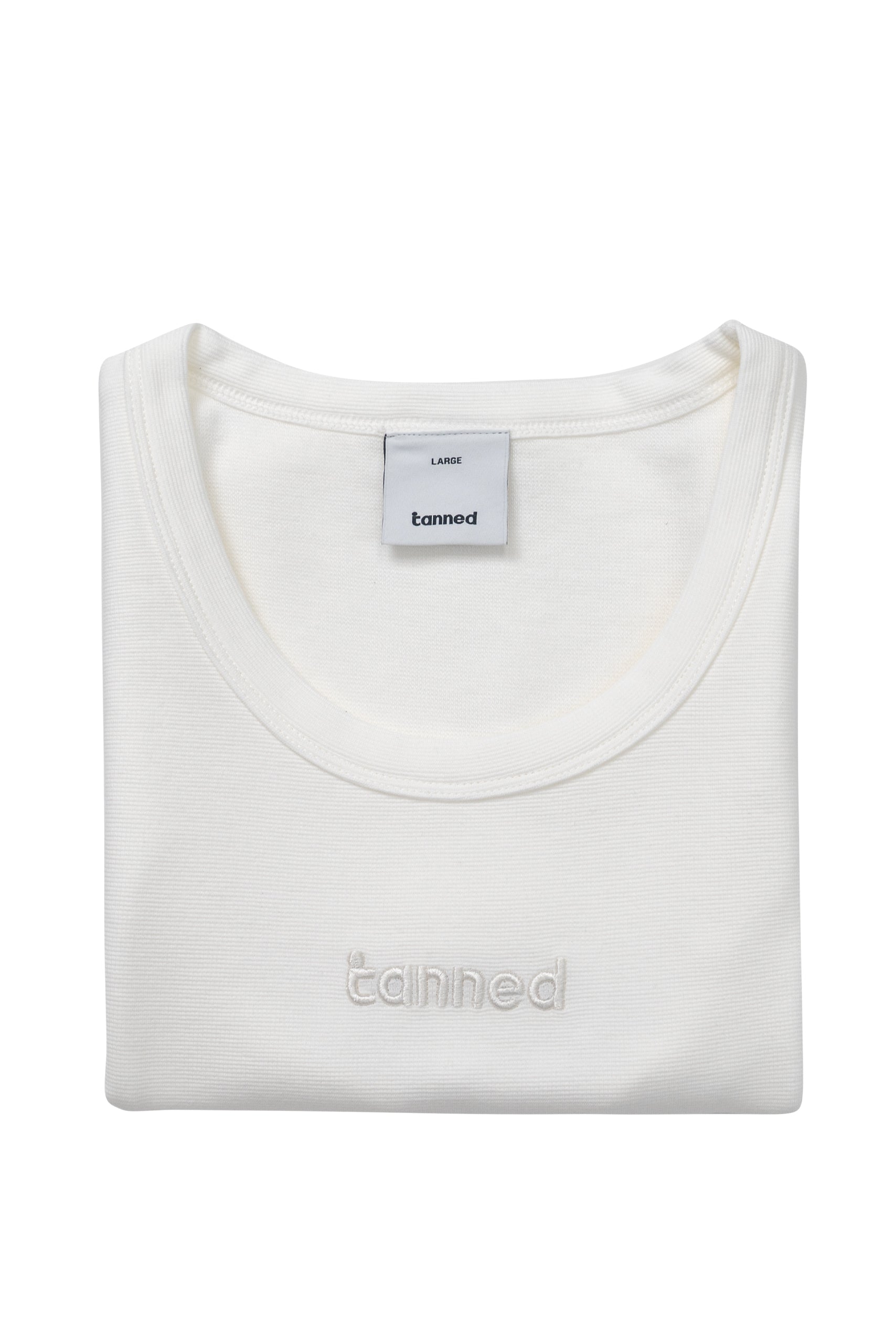 Embroidered Tank Top - White