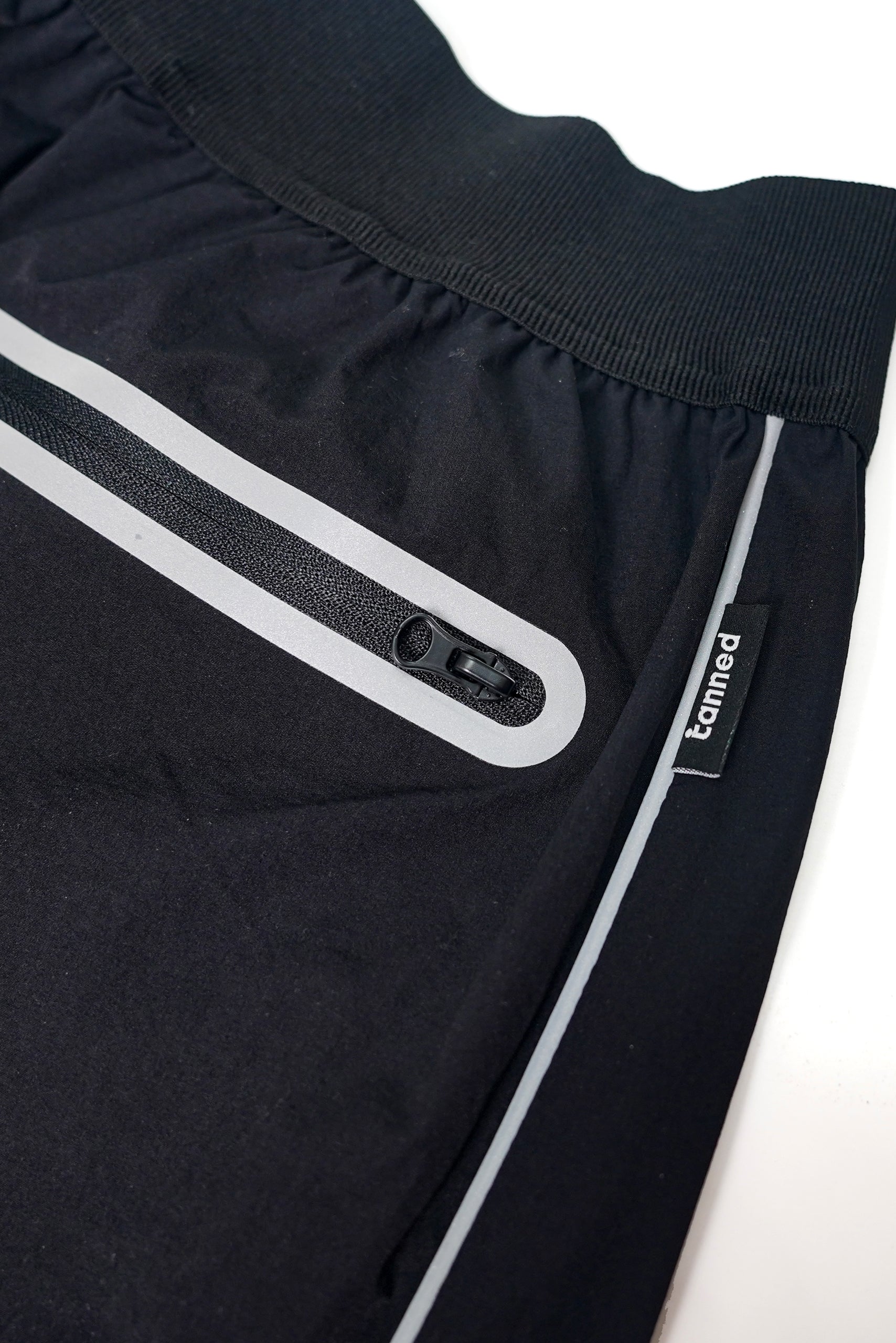 Base Logo Reflective Straight-Leg Pants
