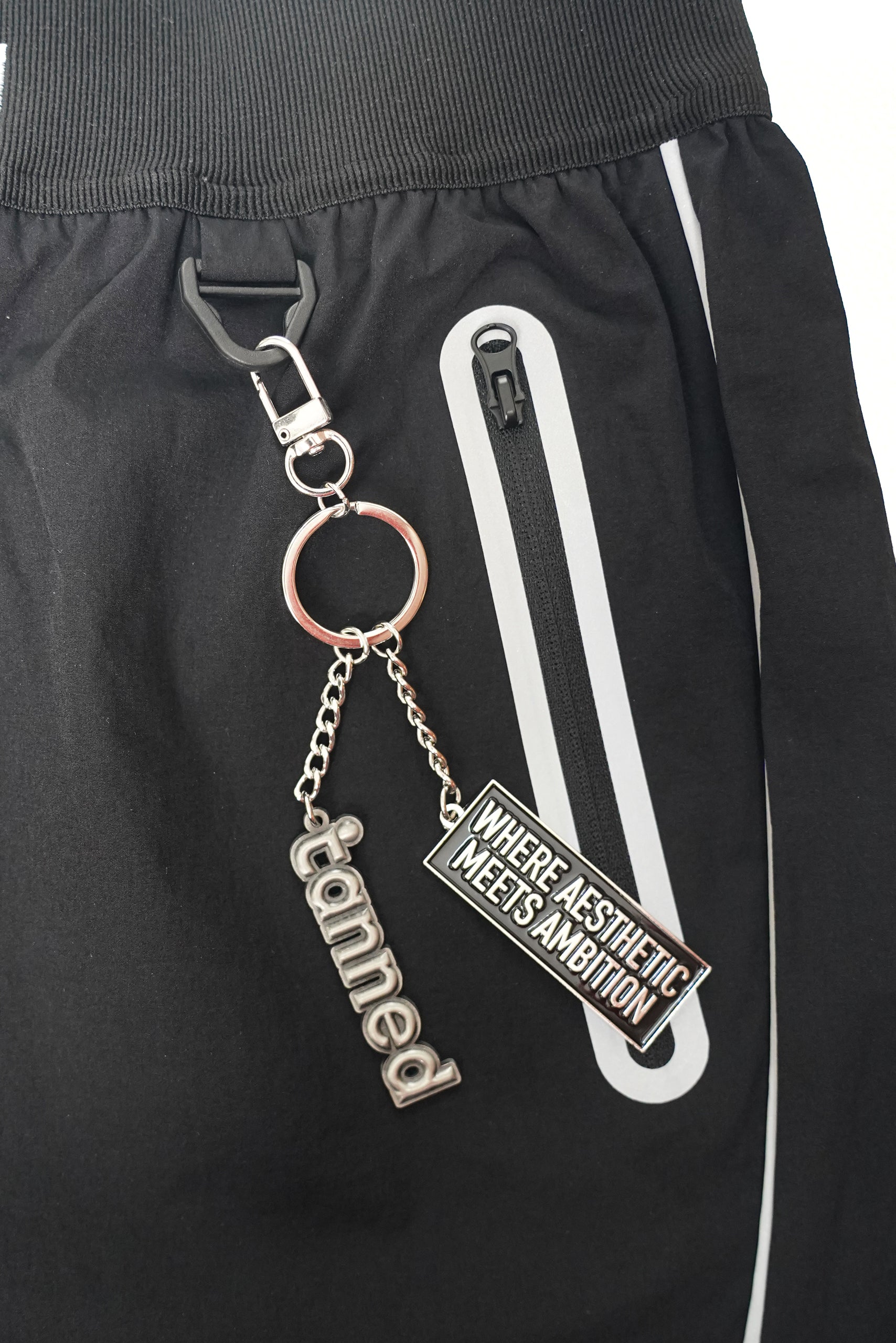 Where Aesthetic Meets Ambition Logo Keychain