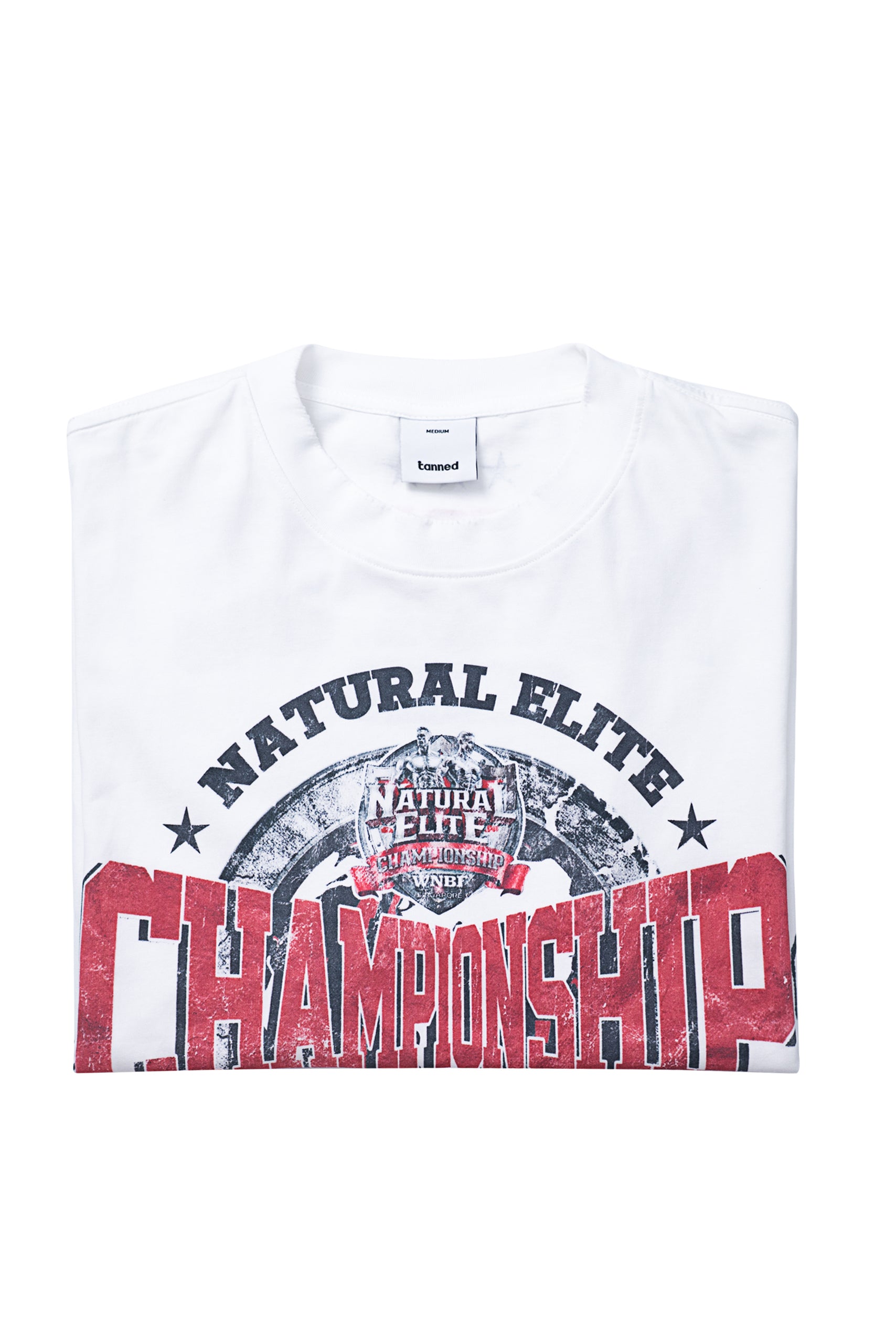 WNBF Singapore Heritage Tee - Washed White