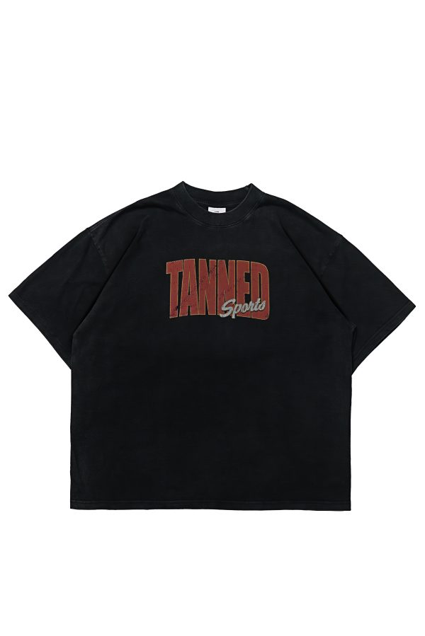 Sports Game Aesthetic Lifting Tee – Faded Black