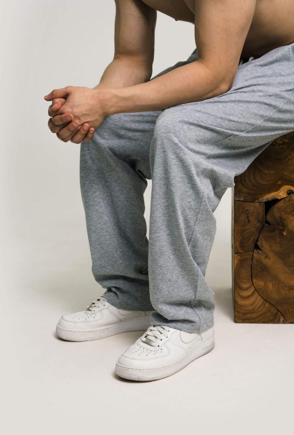 Training Club Members No Cuff Joggers – Grey Marl