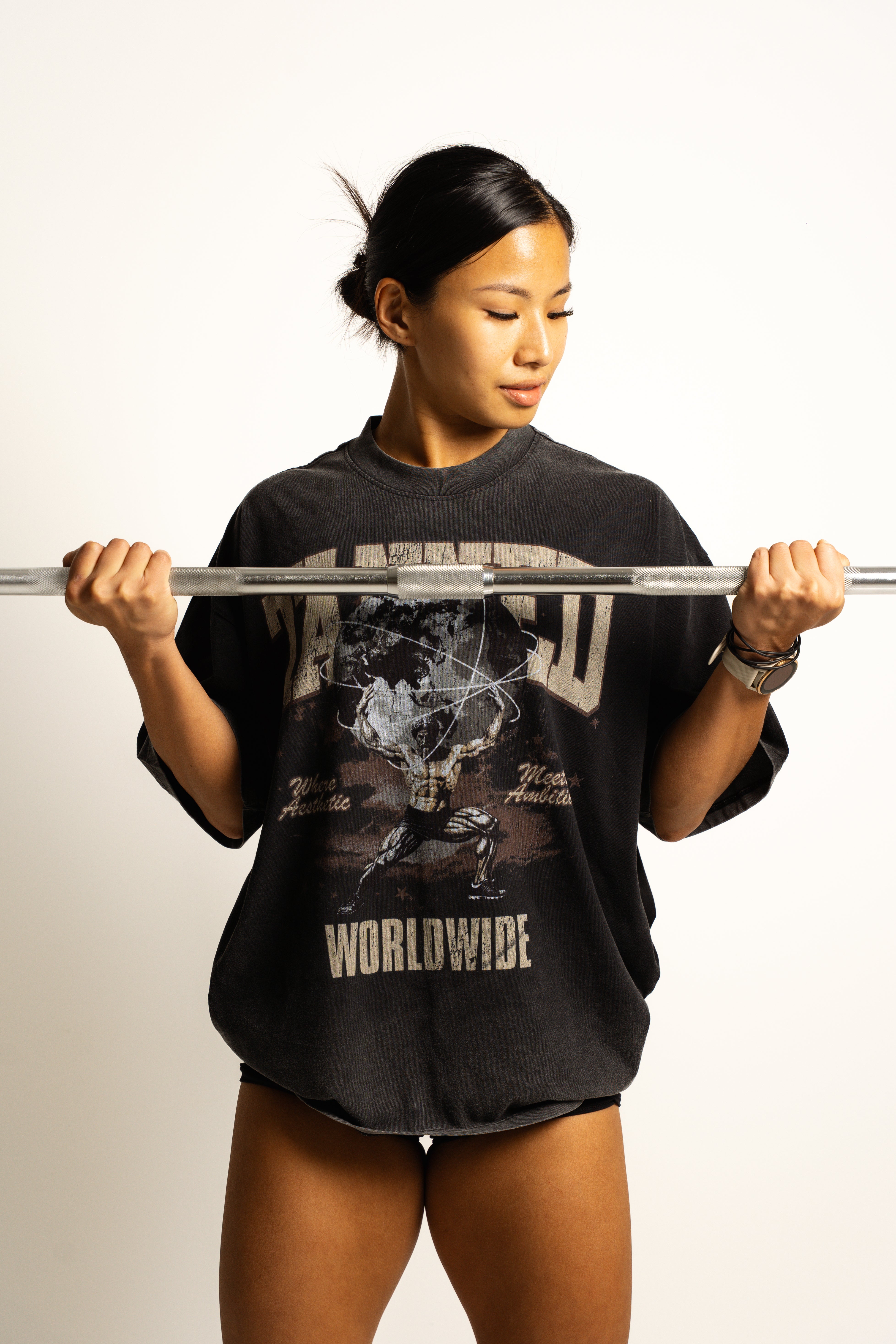 Global Gains Tee - Vintage Black