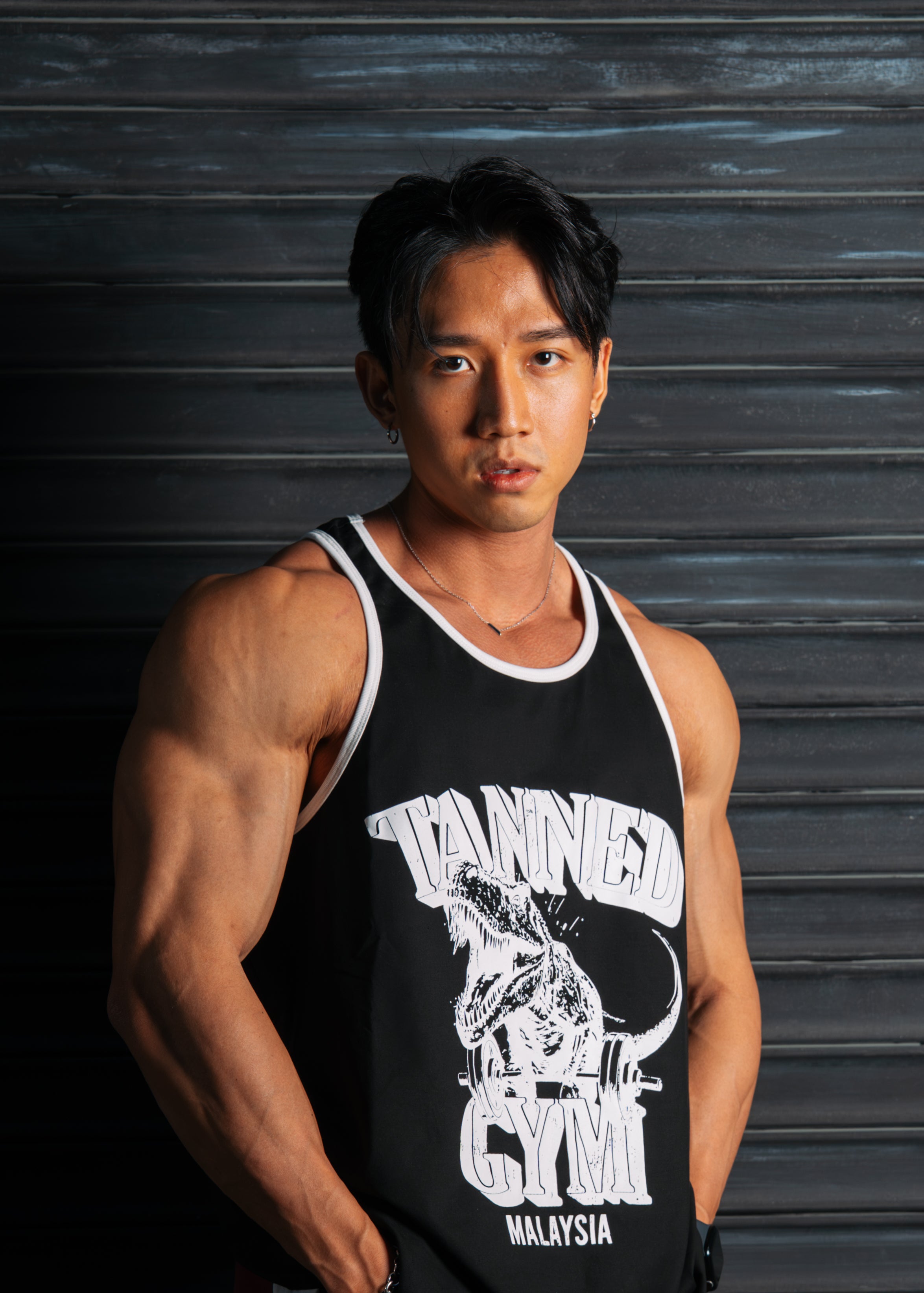 2 Years Strong TANNED GYM Retro Tank Top