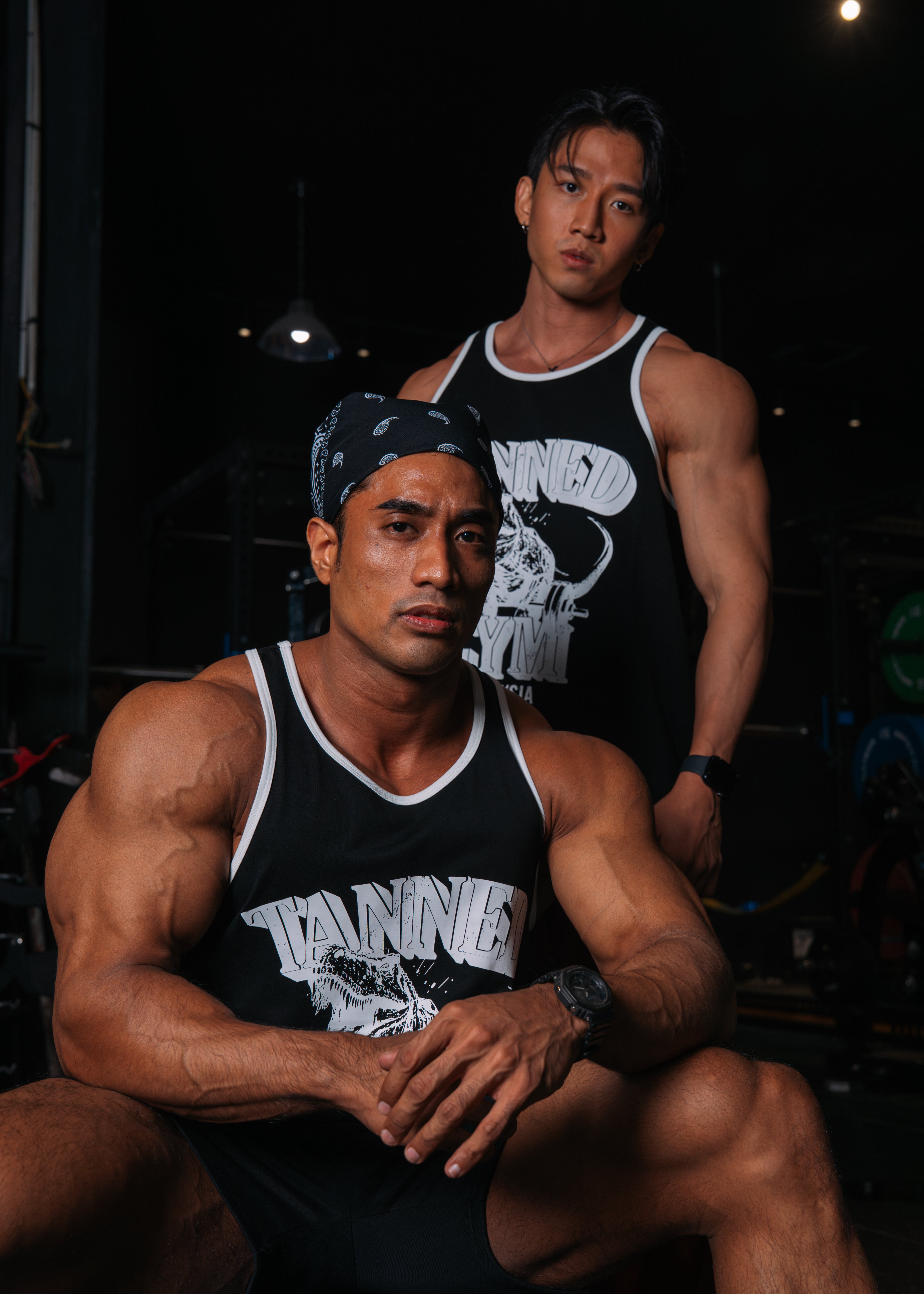 2 Years Strong TANNED GYM Retro Tank Top