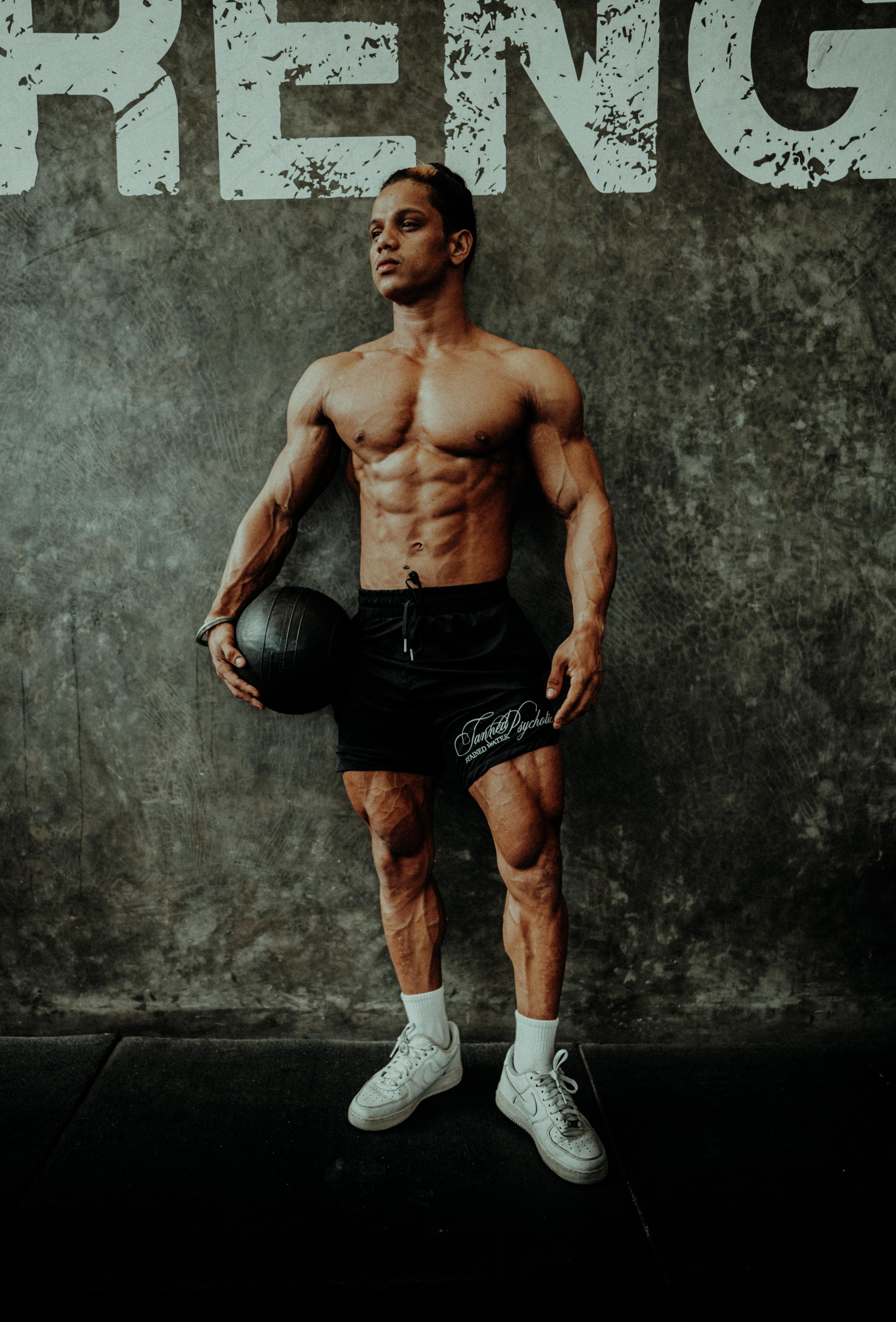 Psychotic Stained Water Training Shorts – Black