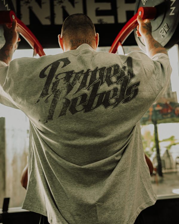 Rebels Signature Tee – Grey Marl