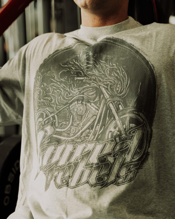 Rebels Signature Tee – Grey Marl