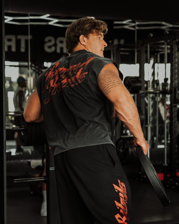 Rebels Signature Box Cut Tank – Vintage Black