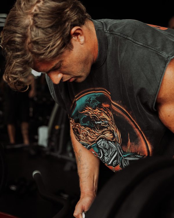 Rebels Signature Box Cut Tank – Vintage Black