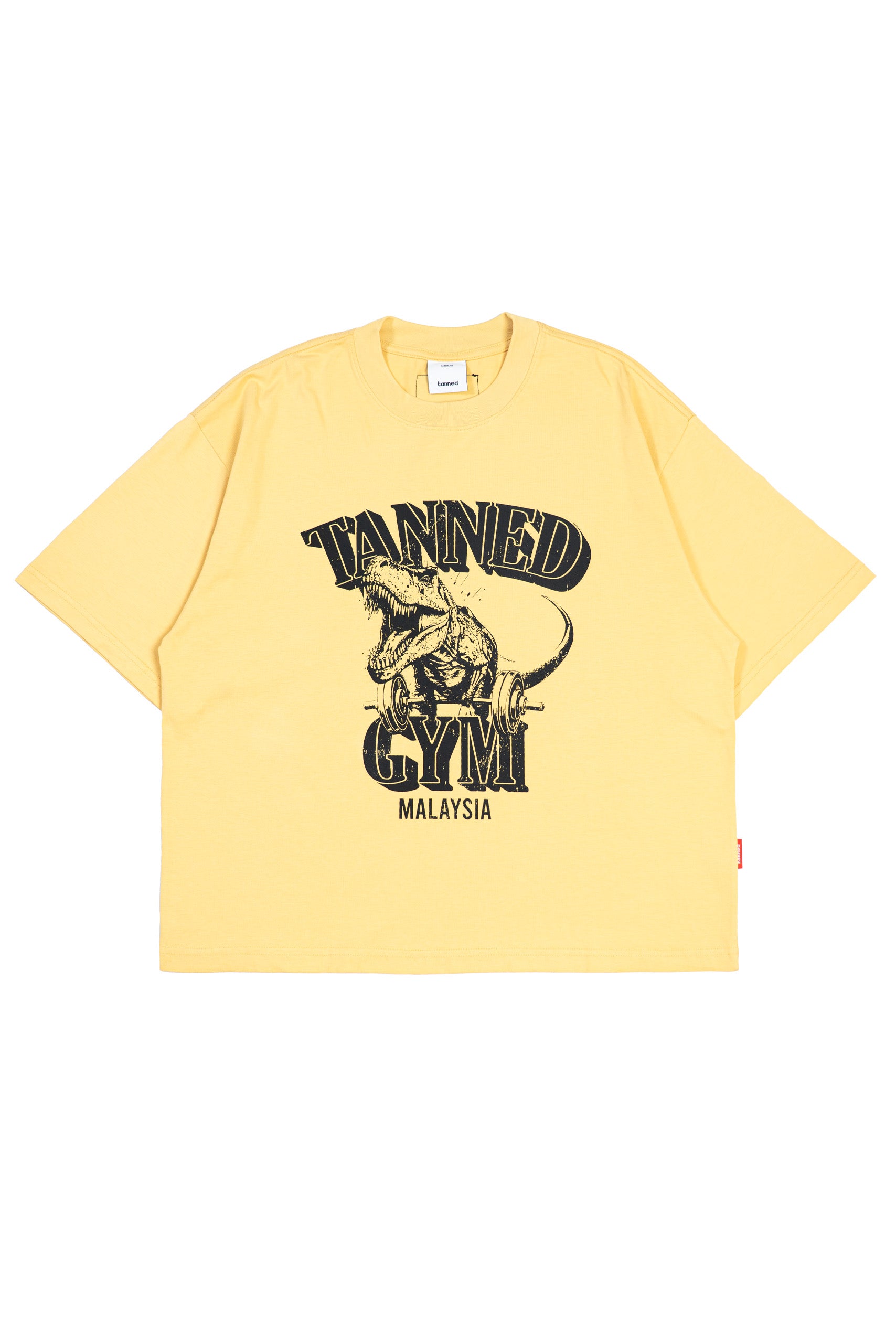 2 Years Strong TANNED GYM Retro Cropped Tee
