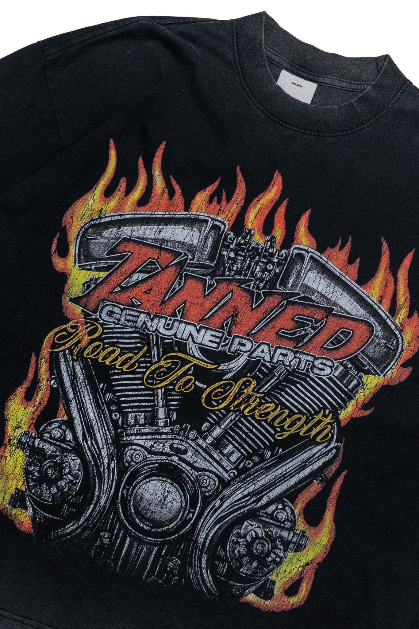 Rebels Road To Strength Tee – Vintage Black