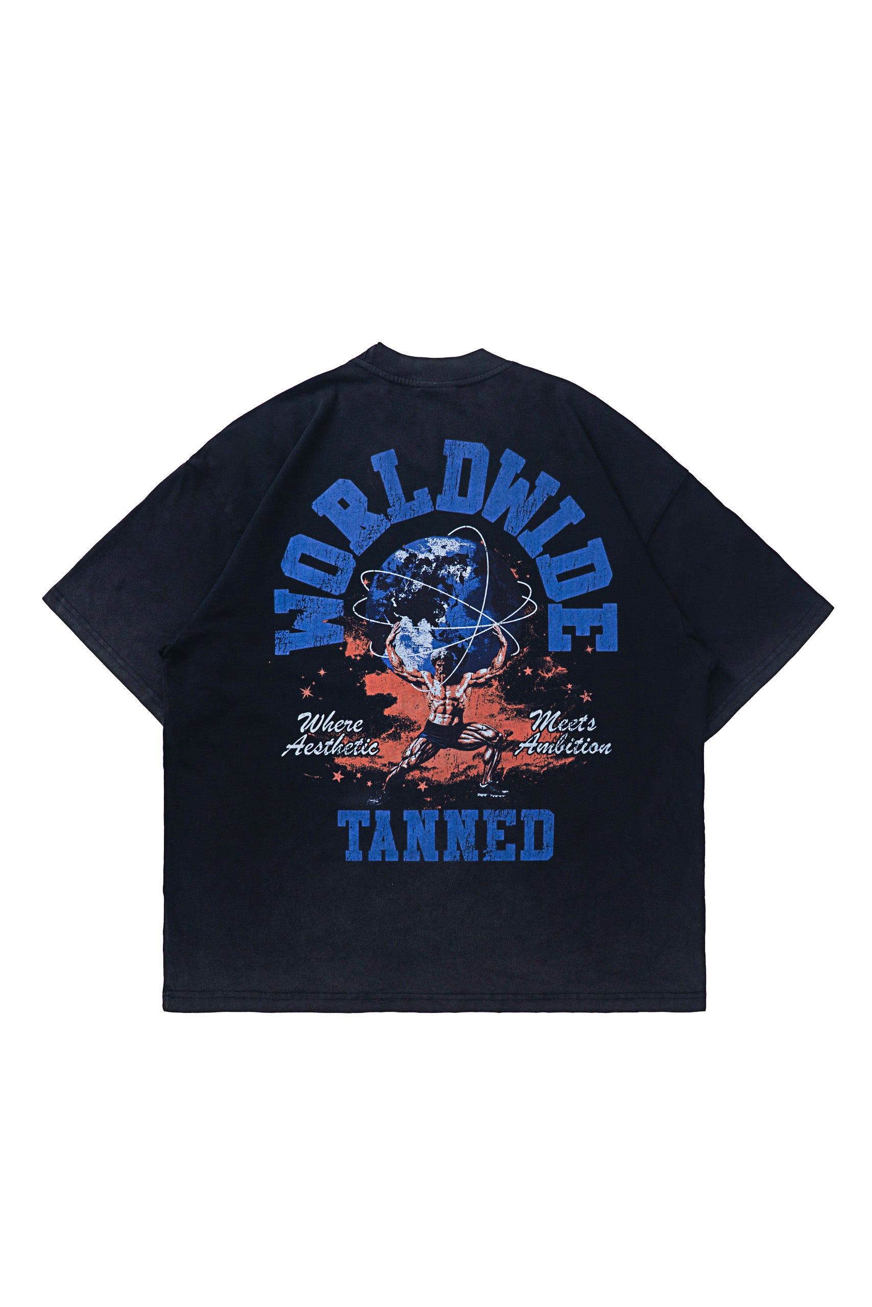 Worldwide Tee - Vintage Black