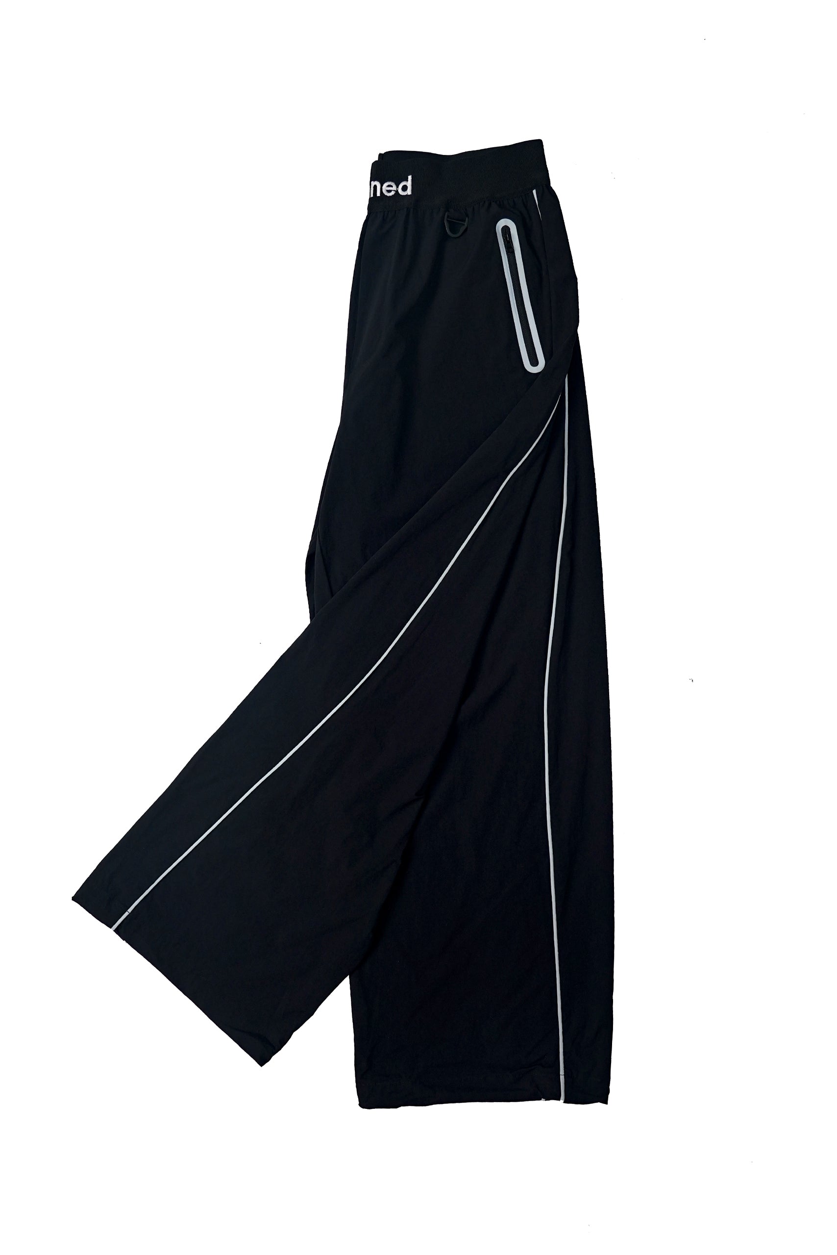Base Logo Reflective Straight-Leg Pants