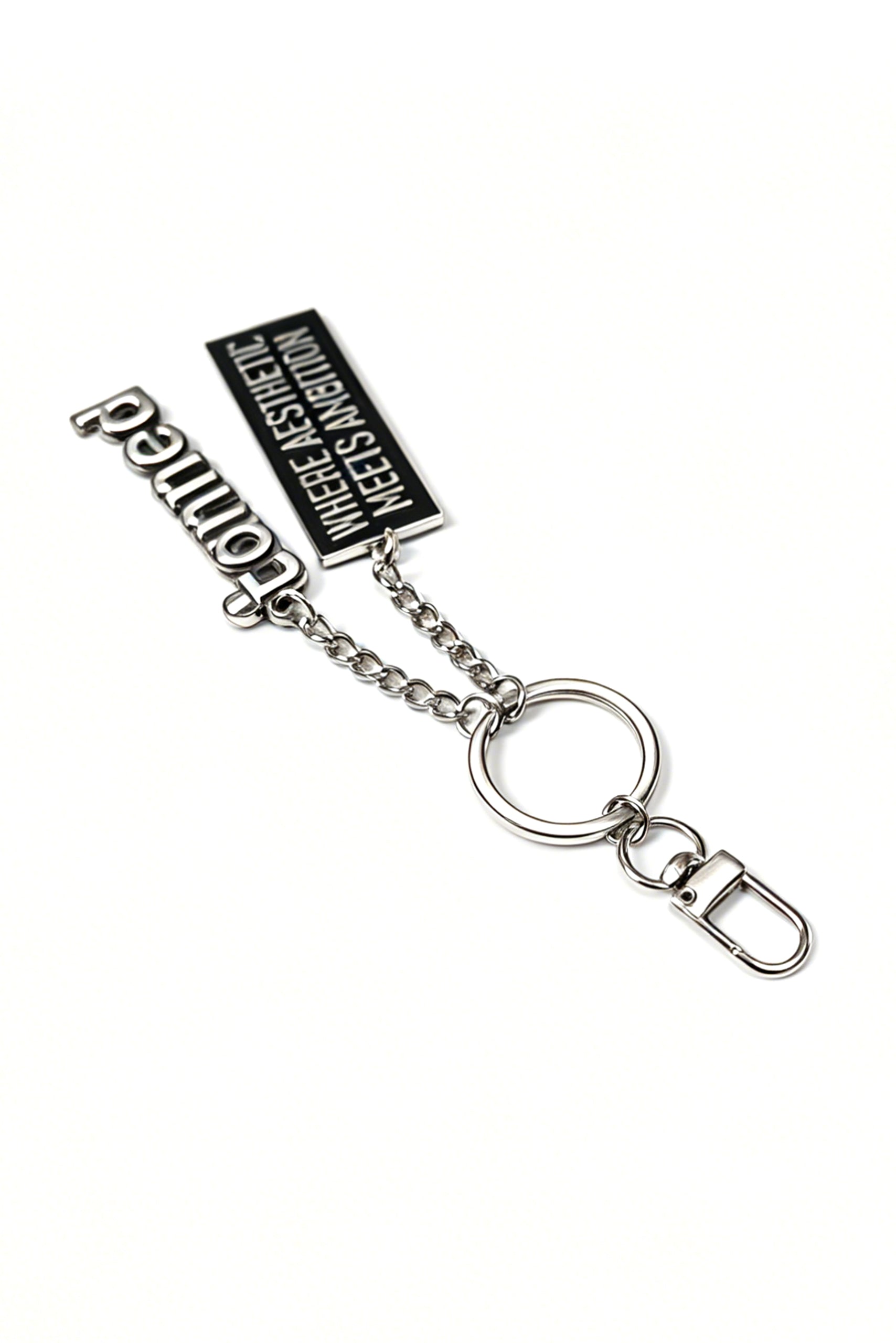 Where Aesthetic Meets Ambition Logo Keychain