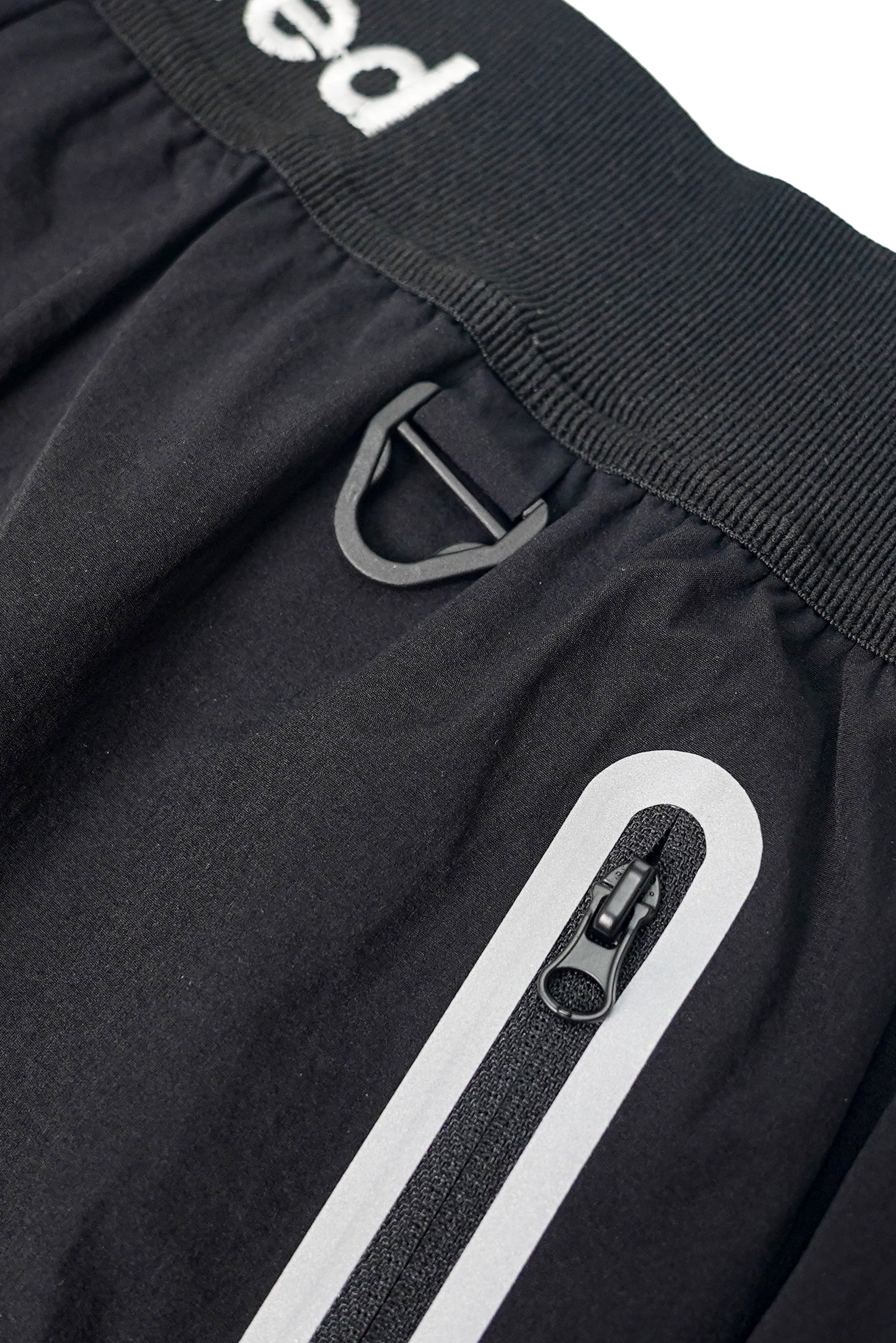 Base Logo Reflective Straight-Leg Pants
