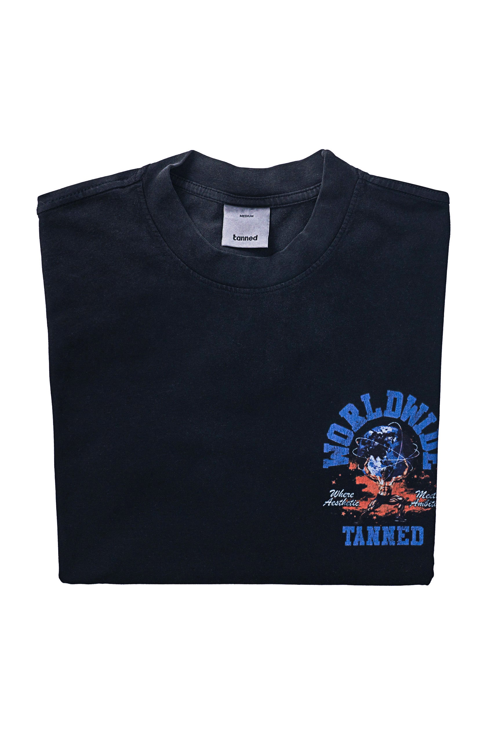 Worldwide Tee - Vintage Black