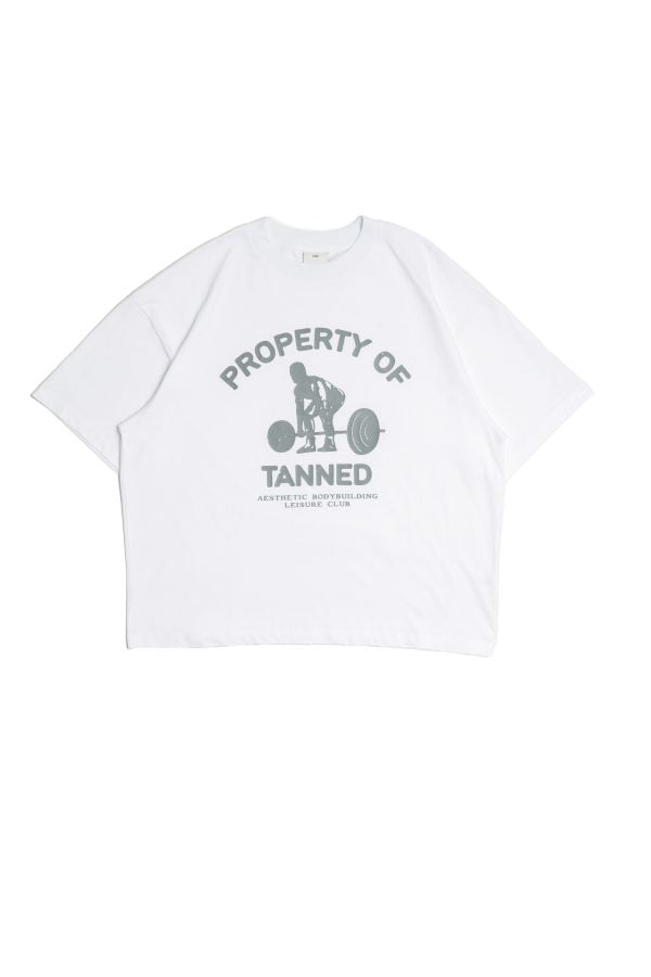 Property Of Tanned Tee – White