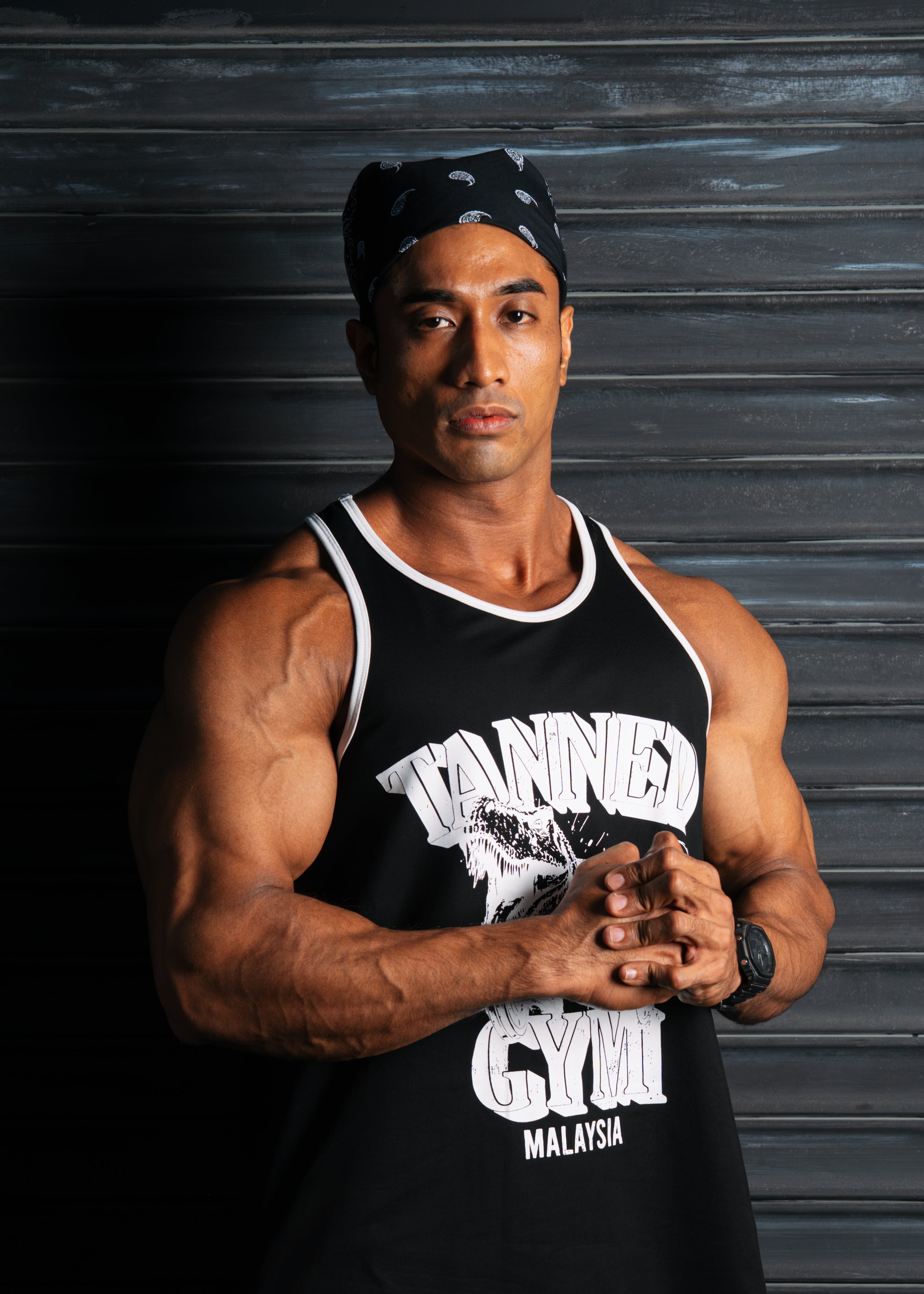 2 Years Strong TANNED GYM Retro Tank Top