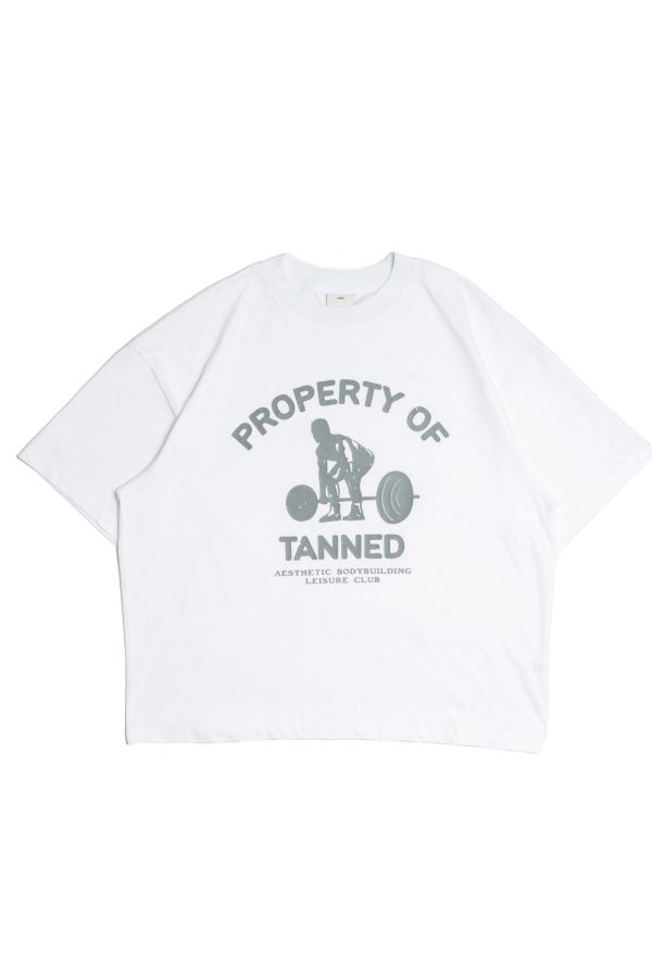 Property Of Tanned Tee – White