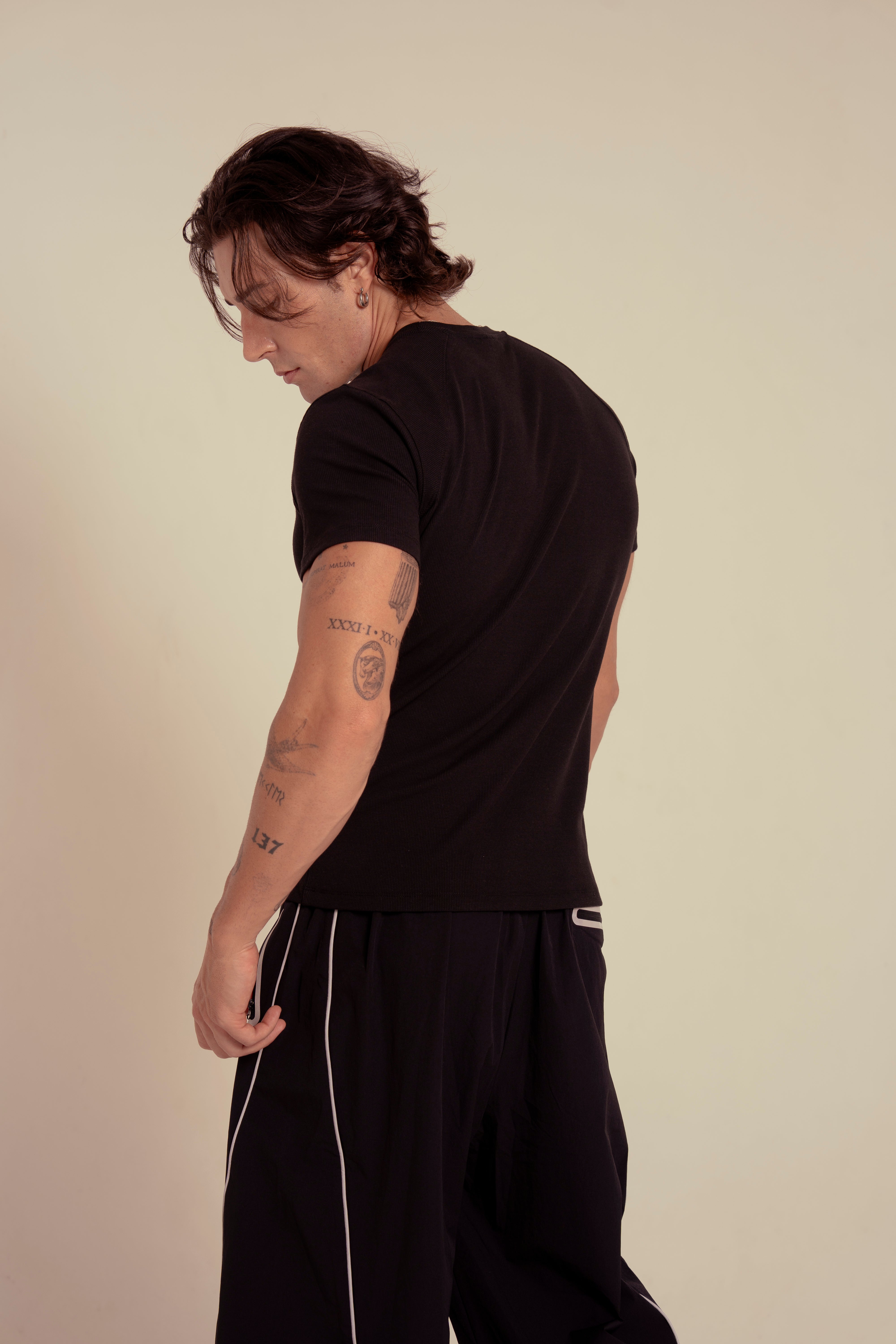 Base Logo Reflective Straight-Leg Pants