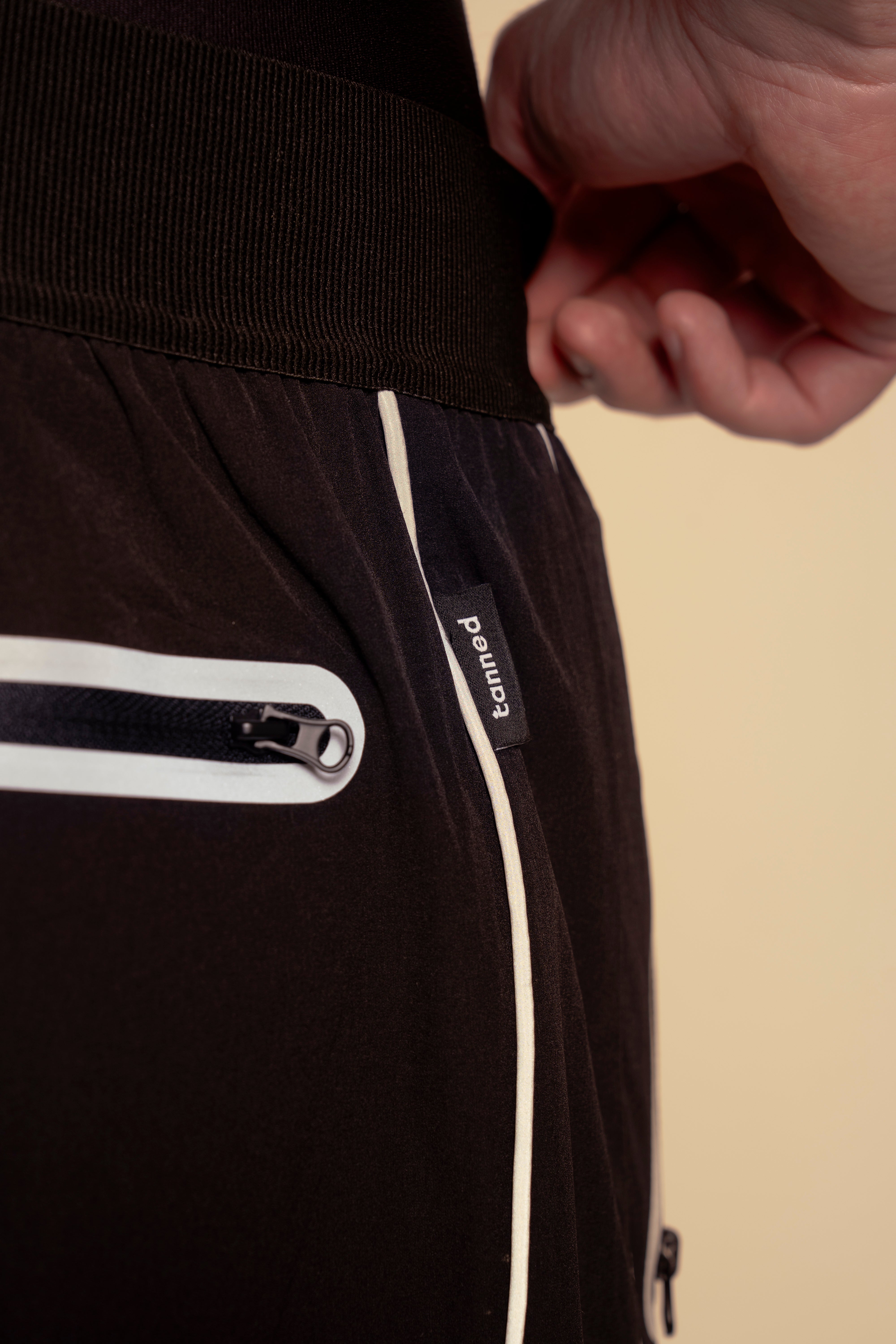 Base Logo Reflective Straight-Leg Pants